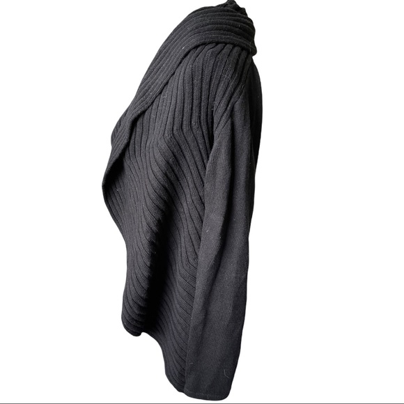 Alfani - Black cowl neck sweater, thick and warm, size L - Picture 4 of 12